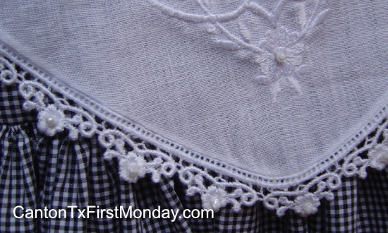 Handmade, one of a kind clothing ... at First Monday flea market in Texas