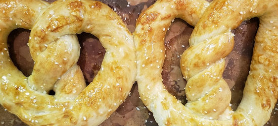 Freshly cooked pretzels at Canton First Monday Trade Days