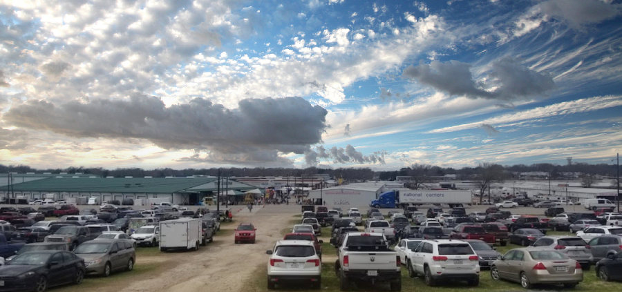 Parking at First Monday Trade Days in Canton